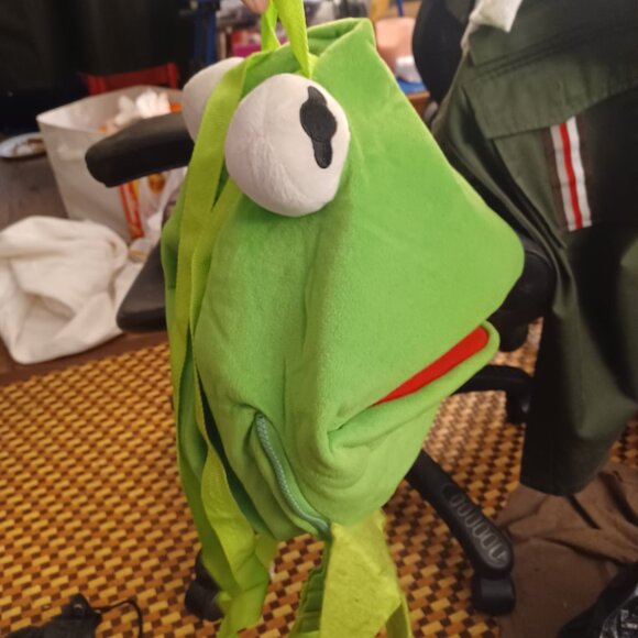 Jim Henson's Muppets "Kermit The Frog" Head Backpack - Picture 5 of 5